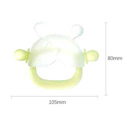 Thumbnail Gặm Nướu Cho Bé Hình Gấu, Gặm Nướu Cầm Tay Silicon Siêu Mềm Không Chứa BPA An Toàn Cho Bé [Có hộp đựng] - GLENN DOMAN 4