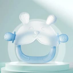 Thumbnail Gặm Nướu Cho Bé Xỏ Tay Hình Gấu KidAndMom Đồ Chơi Gặm Nướu Silicone Siêu Mềm An Toàn Cho Bé Sơ Sinh 3
