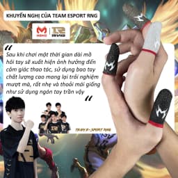 Thumbnail Găng tay chơi game MEMO chống mồi hôi ngón tay bao tay cảm ứng 2 ngón chơi Liên Quân mobile FF PUBG ROS trên điện thoại 4