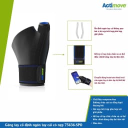 Thumbnail Găng tay cố định ngón tay cái có nẹp 75636-SPO Actimove Thumb Stabilizer 3