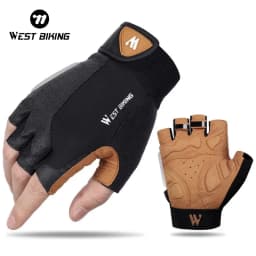 Thumbnail Găng tay thể thao WEST BIKING nửa ngón chống sốc chống trượt thoáng khí thời trang xuân thu 1