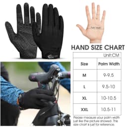 Thumbnail Găng tay WEST BIKING chống nắng thoáng khí cho hoạt động ngoài trời/đi xe máy 3