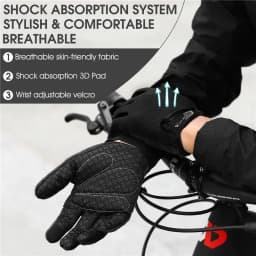 Thumbnail Găng tay WEST BIKING thoáng khí lái xe máy đi xe đạp chống trượt thời trang nam 4