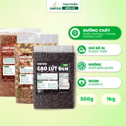 Thumbnail Gạo lứt đen dẻo điện biên, gạo lức huyết rồng, gạo st25, gạo nương tím tây bắc ONFOD giảm cân eat clean 4