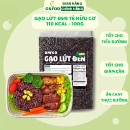 Thumbnail Gạo lứt đen hữu cơ ăn kiêng giảm cân healthy eatclean thực dưỡng 500g 1kg - onfod 1