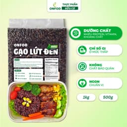 Thumbnail Gạo lứt đen hữu cơ ăn kiêng giảm cân healthy eatclean thực dưỡng 500g 1kg - onfod 3
