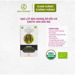 Thumbnail Gạo lứt hữu cơ Hoa Sữa 1kg vị ngọt đậm, thơm dẻo 2
