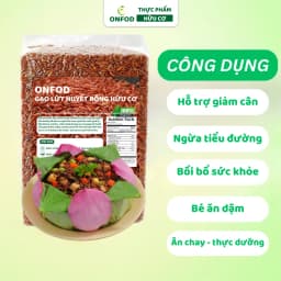 Thumbnail Gạo lứt huyết rồng đỏ hữu cơ ONFOD ăn kiêng giảm cân cho người tiểu đường ăn chay eat clean 500g 1kg 2