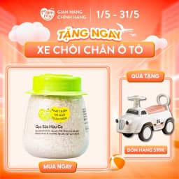 Thumbnail Gạo sữa hữu cơ Mămmy nấu cháo ăn dặm cho bé từ 6 tháng hũ 140gr 1