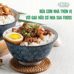Thumbnail Gạo trắng hữu cơ ST25 Hoa Sữa Foods 1kg/hộp 2