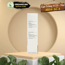 Thumbnail Gạo Trắng ST25 Hữu Cơ HOA SỮA Loại 1 Dẻo Thơm Ngon Organic White Rice 1kg 1