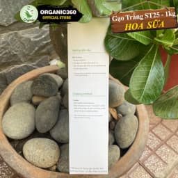 Thumbnail Gạo Trắng ST25 Hữu Cơ HOA SỮA Loại 1 Dẻo Thơm Ngon Organic White Rice 1kg 3