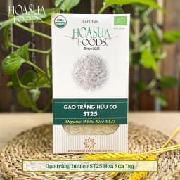 Thumbnail Gạo trắng ST25 hữu cơ Hoa Sữa Foods loại dẻo thơm 1KG 1