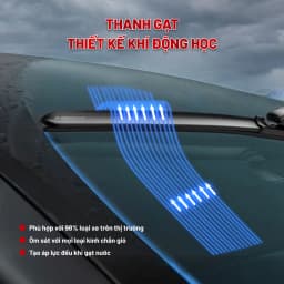 Thumbnail Gạt mưa silicon phủ Nano chống thấm nước chính hãng Medicar lưỡi gạt siêu sạch, độ bền 2 năm 4