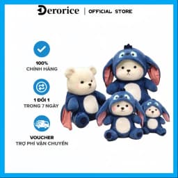 Thumbnail Gấu Lena  Gấu Bông Lena xanh Gấu Bông Xinh Lena Lotso Đáng Yêu búp bê nhồi bông gấu xanh với mũ rời 1