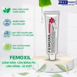 Thumbnail Gel bôi âm đạo giảm nấm ngứa, sạch sâu, se khít hồng hào tự nhiên Femoxil tuýp 25g, Danpharm Israel 1