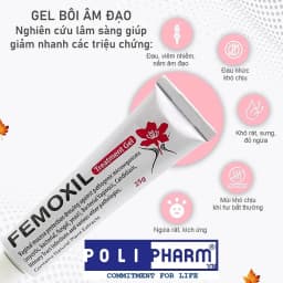Thumbnail Gel bôi âm đạo giảm nấm ngứa, sạch sâu, se khít hồng hào tự nhiên Femoxil tuýp 25g, Danpharm Israel 4