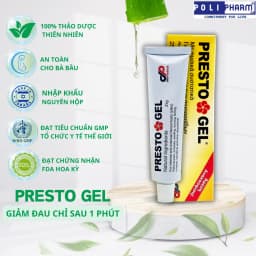 Thumbnail Gel Bôi trĩ Presto nhập khẩu Danpharm- Israel, tuýp 25g 1