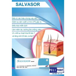 Thumbnail Gel bôi vẩy nến Salvasor Danpharm xuất xứ israel Tube 60g Polipharm 2