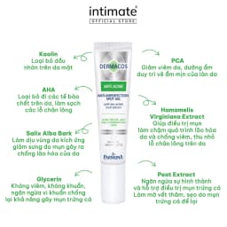Thumbnail Gel Chấm Mụn Dermacos Farmona Giúp Giảm Mụn Dịu Nhẹ Các Kích Ứng Da Dermacos Anti-Ance Anti Imperfection Spot Gel 15ML 1
