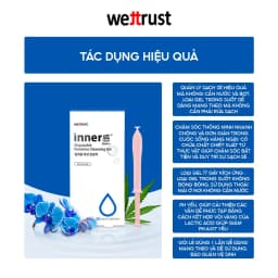 Thumbnail Gel dưỡng vùng kín Phụ Nữ Wettrust Innergarm Feminine Cleansing Gel (Xanh) - Set 3