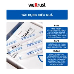 Thumbnail Gel dưỡng vùng kín Phụ Nữ Wettrust Innergarm Feminine Cleansing Gel (Xanh) - Set 4