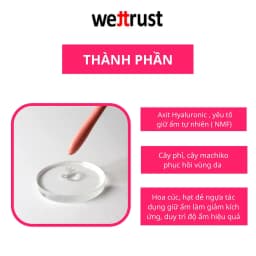 Thumbnail Gel dưỡng vùng kín Phụ Nữ Wettrust Innergarm Inner Gel Moisturizing (Hồng) - Hộp 120 Ống 3