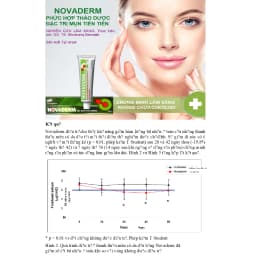 Thumbnail Gel ngừa mụn trứng cá mụn đầu đen giảm thâm kiểm soát nhờn Novaderm Danpharm israel, tuýp 25g Polipharm 3