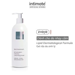 Thumbnail Gel Rửa Da Sinh Lý Ziaja Med Lipid Dermatological Formula Physioderm Giúp Làm Sạch, Loại Bỏ Dầu 200ml 2