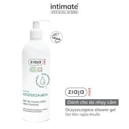 Thumbnail Gel Tắm Ngừa Khuẩn Ziaja Med Kuracja Oczyszczajaca ZIAJA Loại Bỏ Bụi Bẩn, Thông Thoáng Lỗ Chân Lông 400ml 4