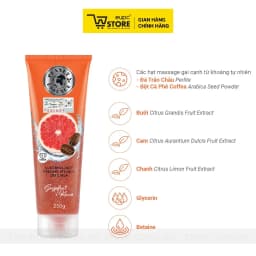 Thumbnail Gel Tắm Tẩy Tế Bào Chết Chứa Hạt Massage Bưởi - Coffee Perfecta 250g Hỗ Trợ Làm Sạch Sâu Nang Lông EUPC STORE 1