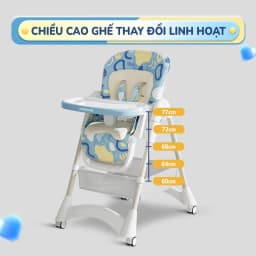 Thumbnail Ghế ăn dặm cao cấp Chilux Grow D - Đồng hành cùng mẹ - Bé khỏe, ăn ngon 4