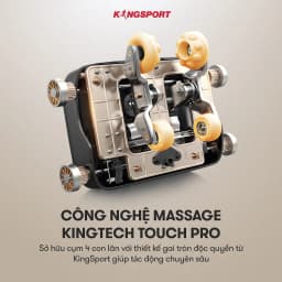 Thumbnail Ghế massage KINGSPORT G91 cao cấp con lăn 3D, chế độ quét cơ thể thông minh túi khí massage chân cao 2