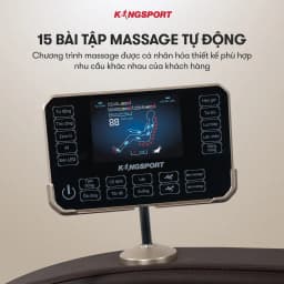 Thumbnail Ghế massage KINGSPORT G91 cao cấp con lăn 3D, chế độ quét cơ thể thông minh túi khí massage chân cao 4