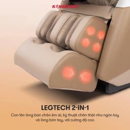 Thumbnail Ghế massage KINGSPORT Standard G2 con lăn di chuyển cổ vai, thiết kế hiện đại 2024, khung ghế rộng rãi và thoải mái 4