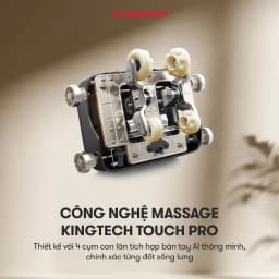 Thumbnail Ghế massage KINGSPORT Standard G5 BLACK cao cấp con lăn 3D với 8 bài tập, thiết kế hiện đại 2024, massage chuyên sâu 3