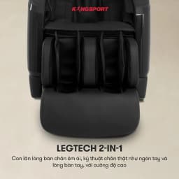 Thumbnail Ghế massage KINGSPORT Standard G5 BLACK cao cấp con lăn 3D với 8 bài tập, thiết kế hiện đại 2024, massage chuyên sâu 4