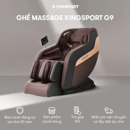 Thumbnail Ghế massage toàn thân KINGSPORT G9 công nghệ làm ấm Warmtech, 5 bài tập massage tự động 1