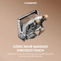 Thumbnail Ghế massage toàn thân KINGSPORT G9 công nghệ làm ấm Warmtech, 5 bài tập massage tự động 2