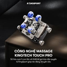 Thumbnail Ghế massage toàn thân cao cấp KINGSPORT G80 hệ thống con lăn 3D hiện đại, điều khiển bằng giọng nói thông minh 3