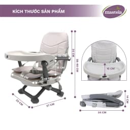 Thumbnail Ghế Ngồi Ăn Dặm Cho Bé Mastela 1013 3
