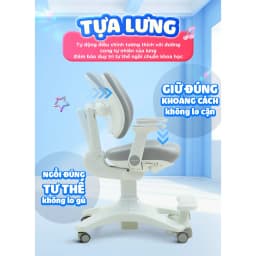Thumbnail Ghế ngồi học chống gù, đúng tư thế cho bé Chilux A22, bảo vệ cột sống, tăng độ tập trung cho bé 2