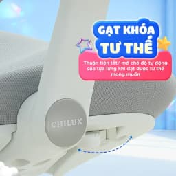Thumbnail Ghế ngồi học chống gù, đúng tư thế cho bé Chilux A22, bảo vệ cột sống, tăng độ tập trung cho bé 3