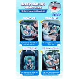 Thumbnail Ghế ngồi ô tô cho bé CHILUX ROY 360 An toàn, tiện lợi cùng bé đồng hành trên mọi nẻo đường 3