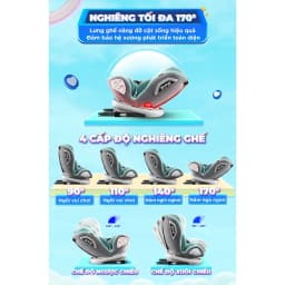Thumbnail Ghế ngồi ô tô cho bé CHILUX ROY 360 An toàn, tiện lợi cùng bé đồng hành trên mọi nẻo đường 4