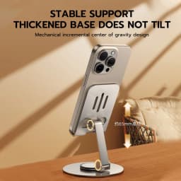 Thumbnail Giá đỡ điện thoại/ máy tính bảng GOOJODOQ bằng bằng thép carbon siêu mỏng trục xoay 360° gấp gọn tiện dụng 4