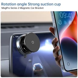 Thumbnail Giá đỡ điện thoại từ tính gắn trên ô tô Fonken 360° Giá đỡ hấp phụ hút chân không xoay Giá đỡ cốc hút Giá đỡ điện thoại 2