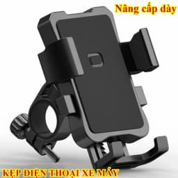 Thumbnail Giá điện thoại gắn xe máy đa năng MYT Kẹp điện thoại chống nước gắn gương chiếu hậu xe máy xe đạp xoay lật tùy ý 1