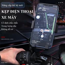 Thumbnail Giá điện thoại gắn xe máy đa năng MYT Kẹp điện thoại chống nước gắn gương chiếu hậu xe máy xe đạp xoay lật tùy ý 3