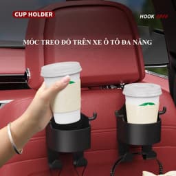 Thumbnail Giá đỡ cốc gắn sau ghế ô tô MYT Móc treo đồ kiêm giá đỡ cốc nước cố định gắn sau ghế ô tô chất liệu nhựa ABS 1